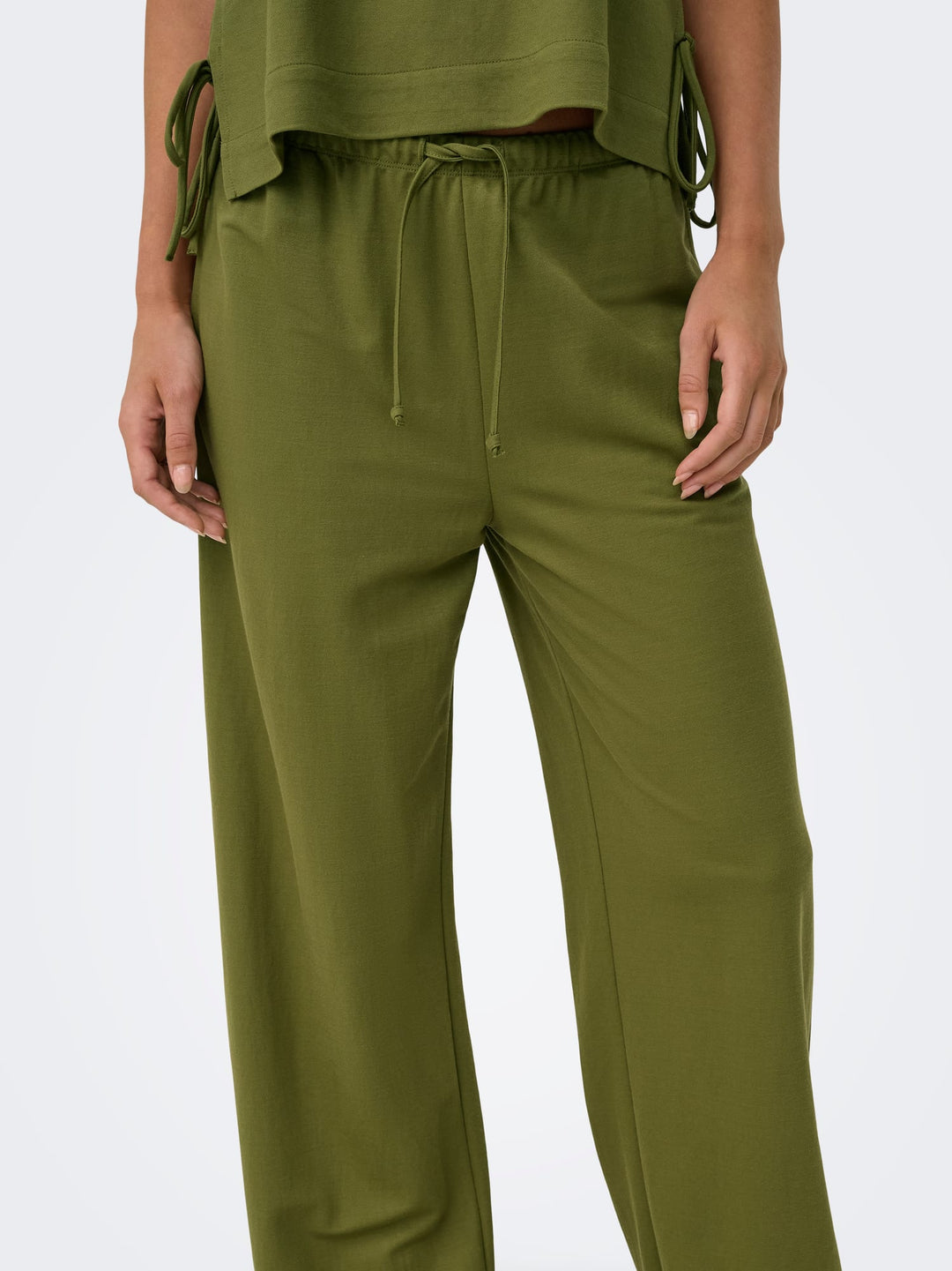 Jacqueline de Yong Leslie lange broek groen – dames - L32