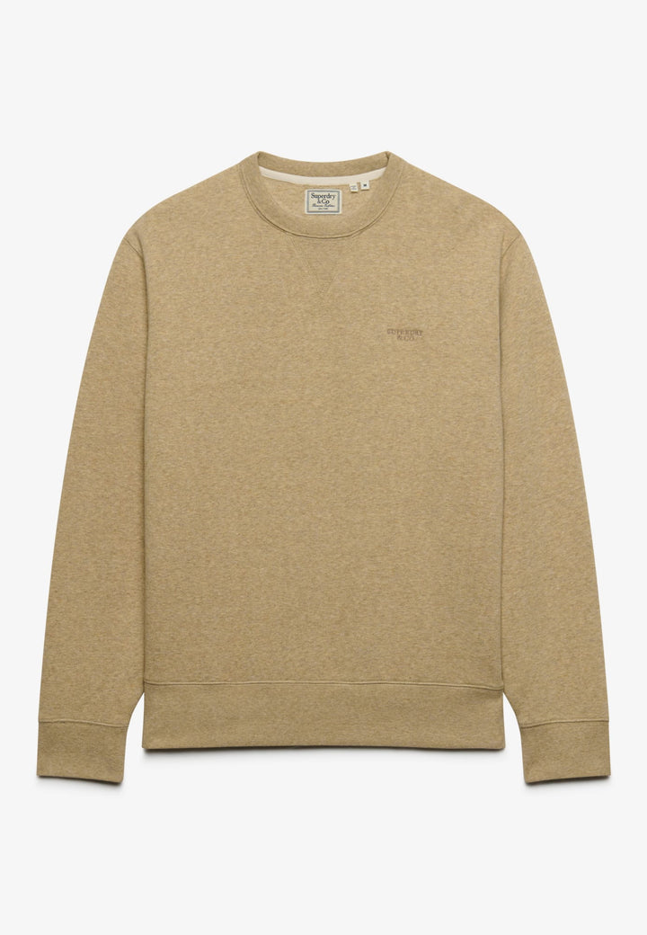 Superdry M2014701A sweater heren zand