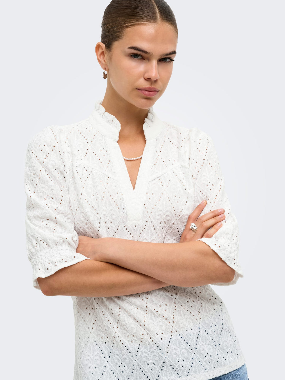 Only Ziggy top wit – dames
