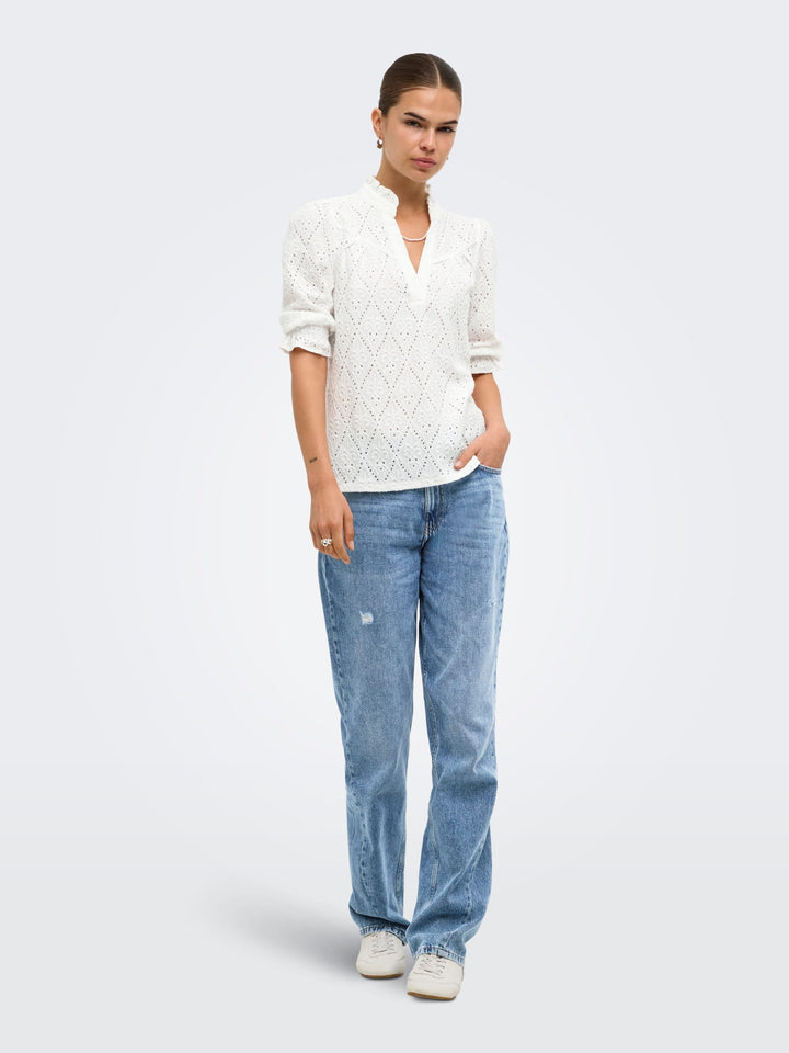 Only Ziggy top wit – dames