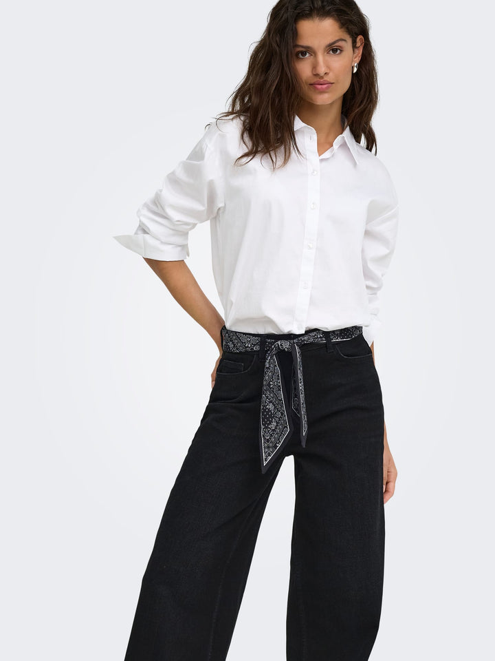 Jacqueline de Yong Vera jeans loose fit zwart - dames - Black Denim - L32