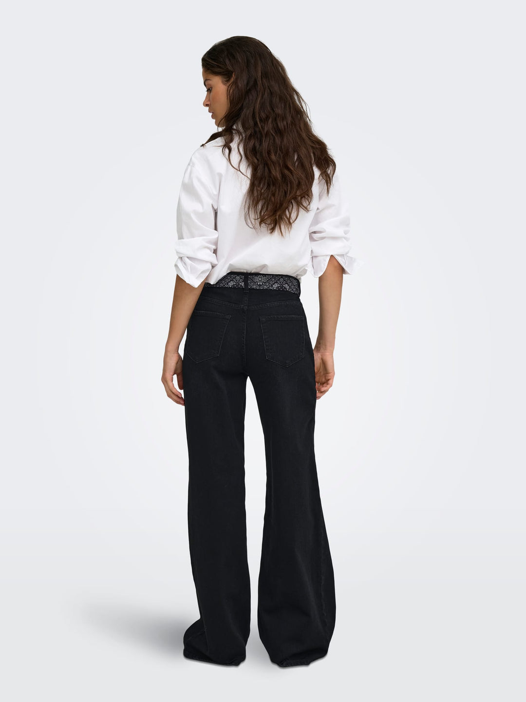 Jacqueline de Yong Vera jeans loose fit zwart - dames - Black Denim - L32