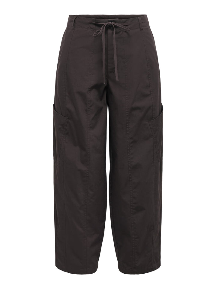 Only 15390390 Geo lange broek dames bruin