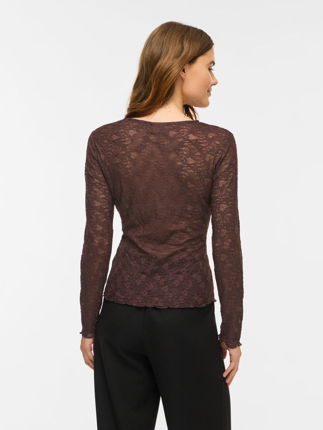 Vila 14119318 Fay blouse bruin – dames