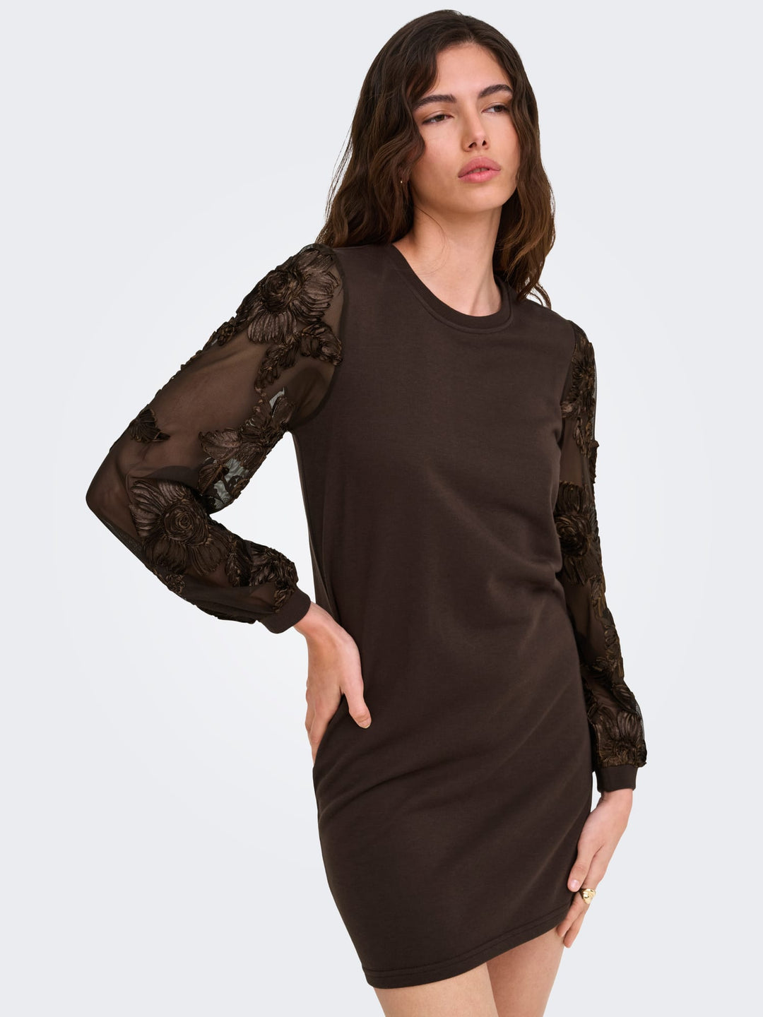 jacqueline de yong 15247384 Fairview jurk kort bruin