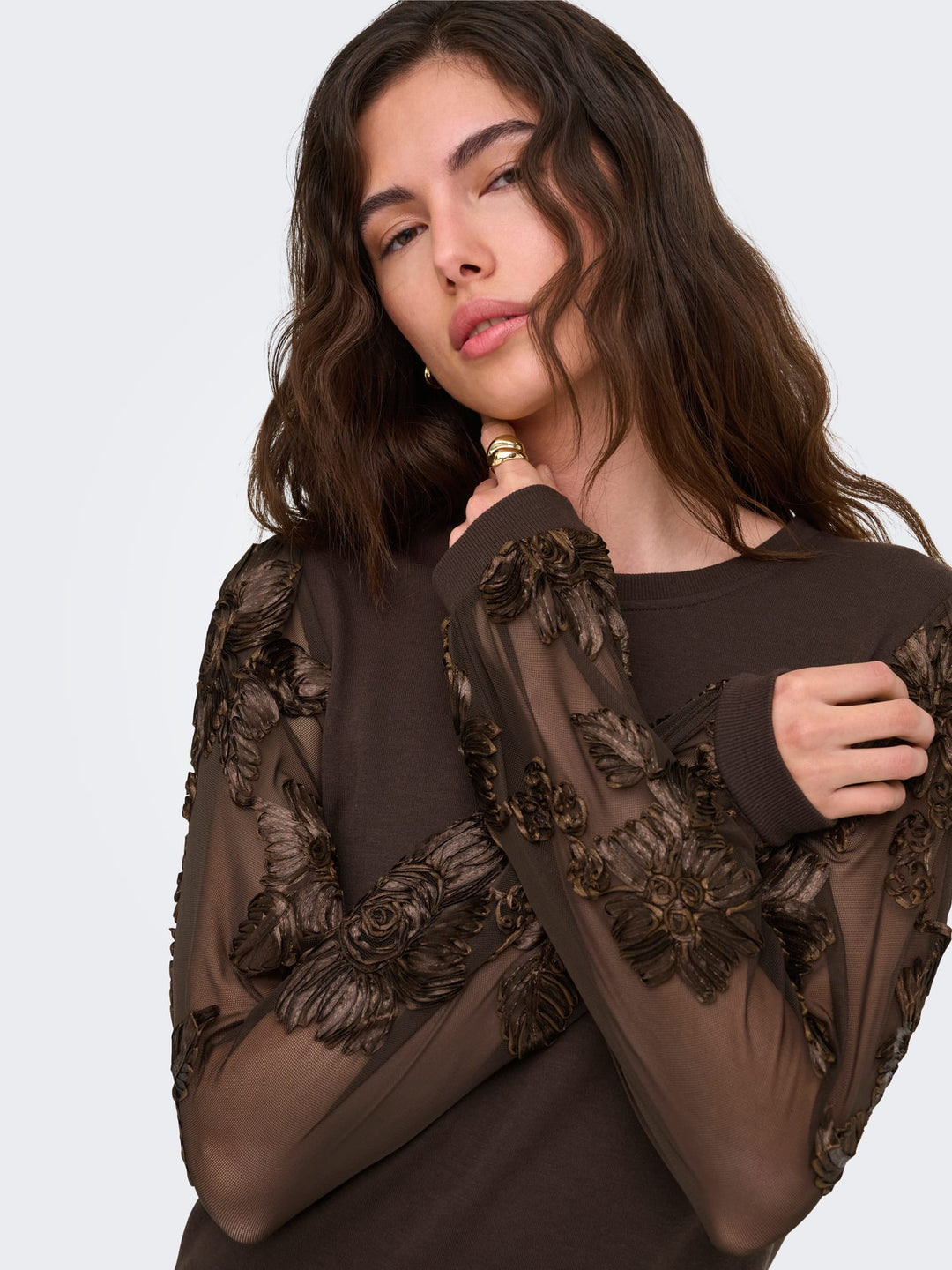 jacqueline de yong 15247384 Fairview jurk kort bruin