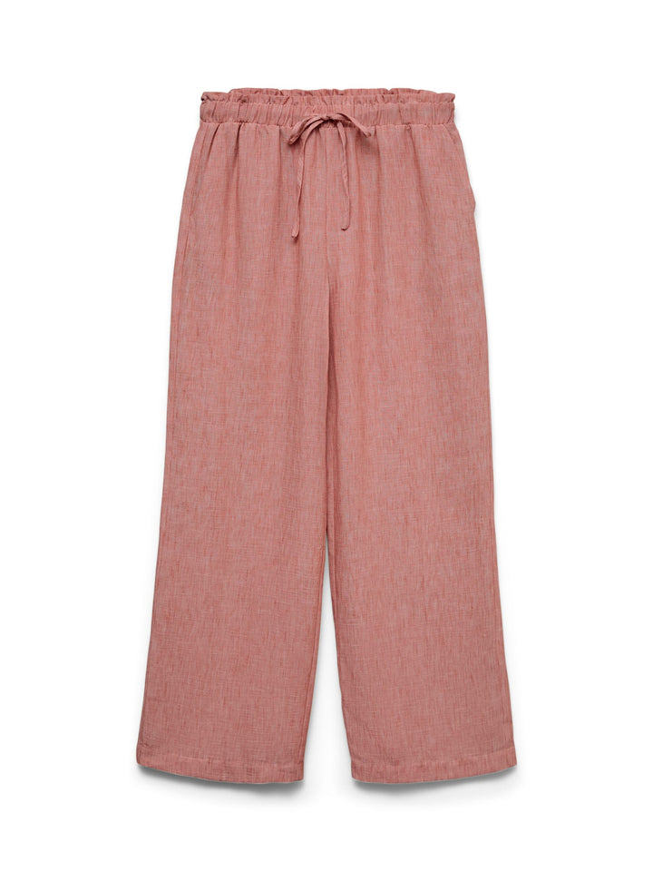 VERO MODA Charline lange broek oud roze – dames