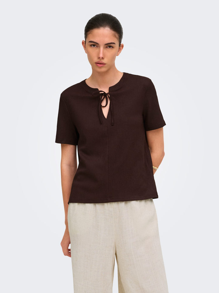 Jacqueline de Yong Debbie top bruin – dames
