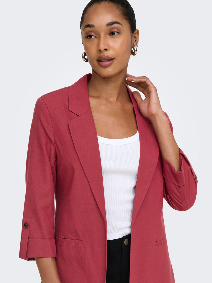 Only Caro-isola blazer bordeaux – dames