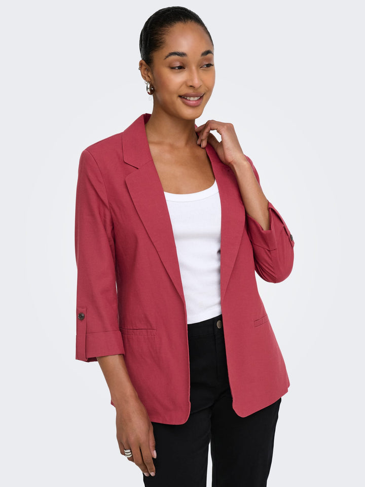 Only Caro-isola blazer bordeaux – dames
