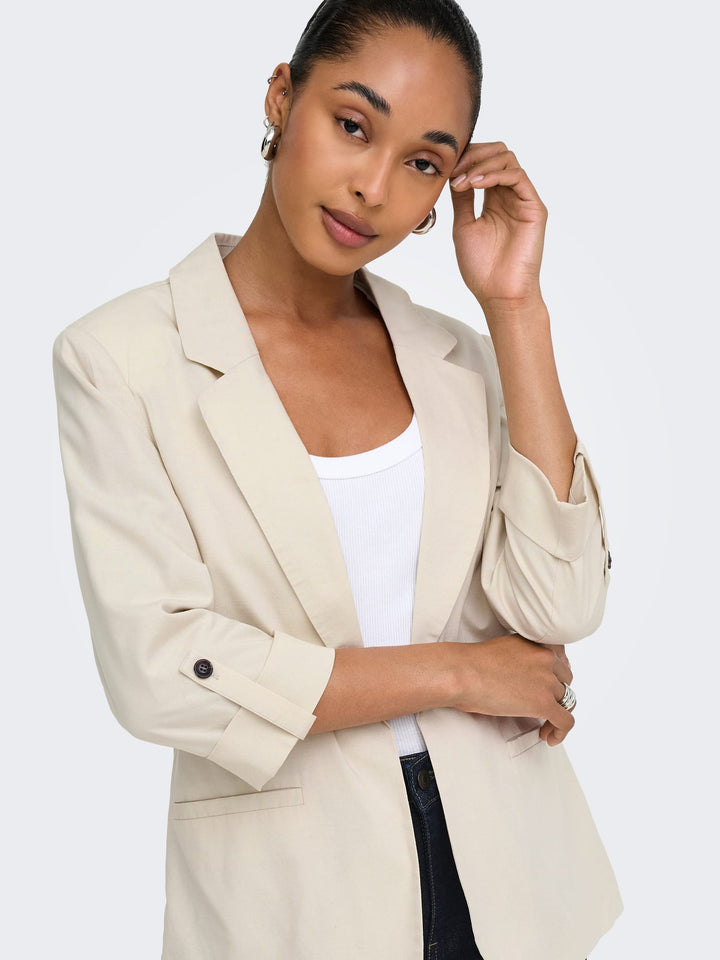 Only Caro-isola blazer beige – dames