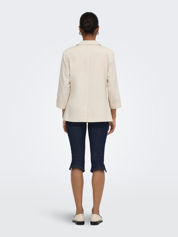 Only 15374114 Caro-isola blazer dames beige
