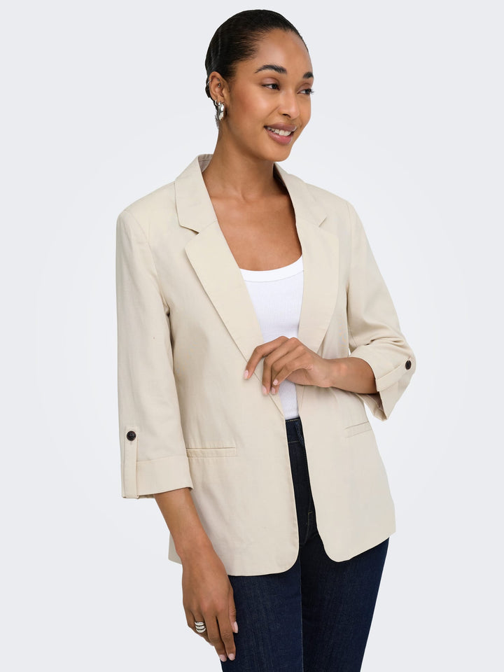 Only Caro-isola blazer beige – dames