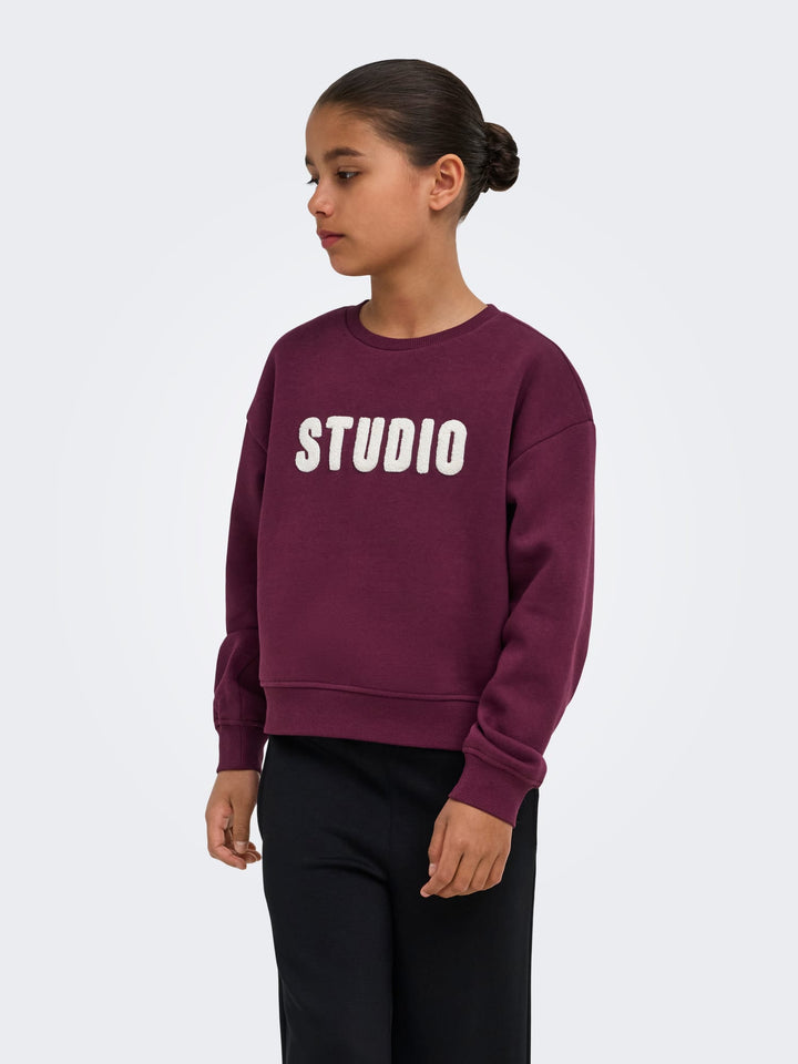kids only 15353354 Sweat bordeaux – meisjes