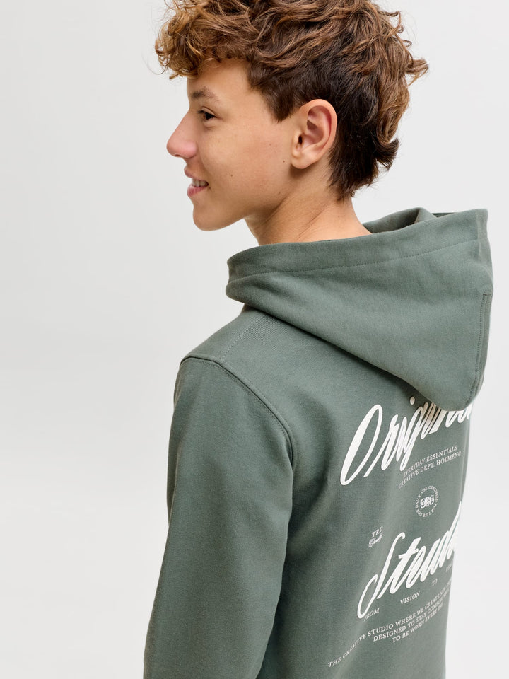 jack & jones kids Norrebro hoodie olijf – jongens
