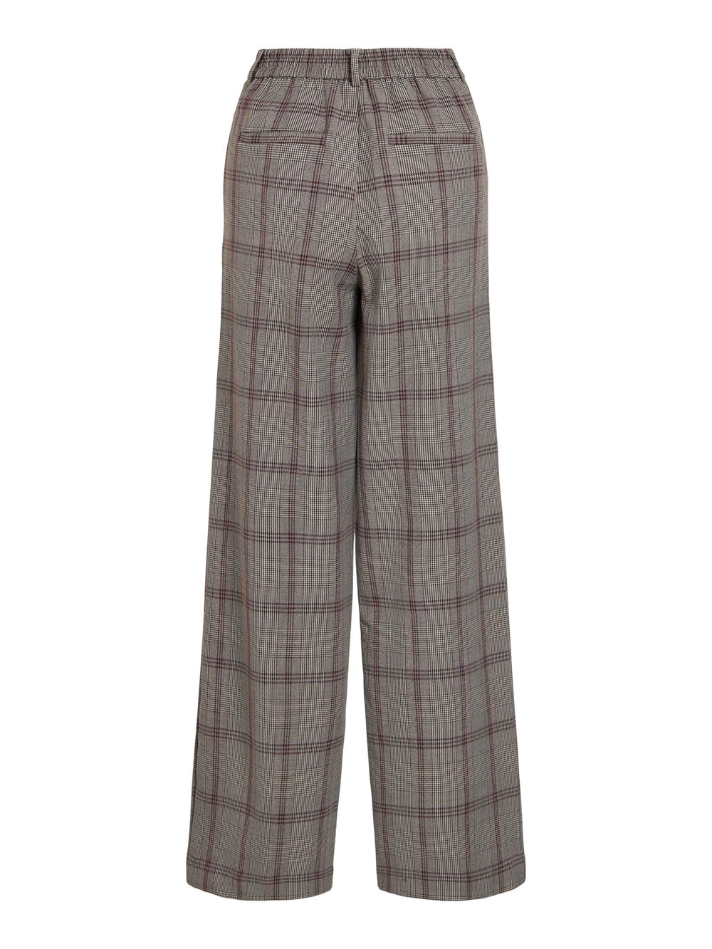 Vila Varone lange broek dames bruin dessin