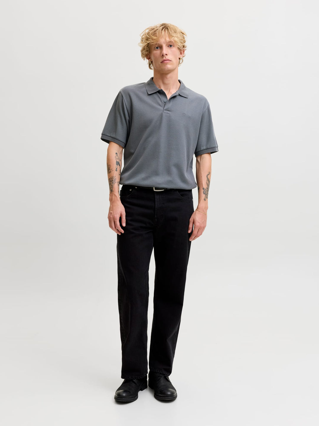 Jack & Jones Austin polo grijs – heren