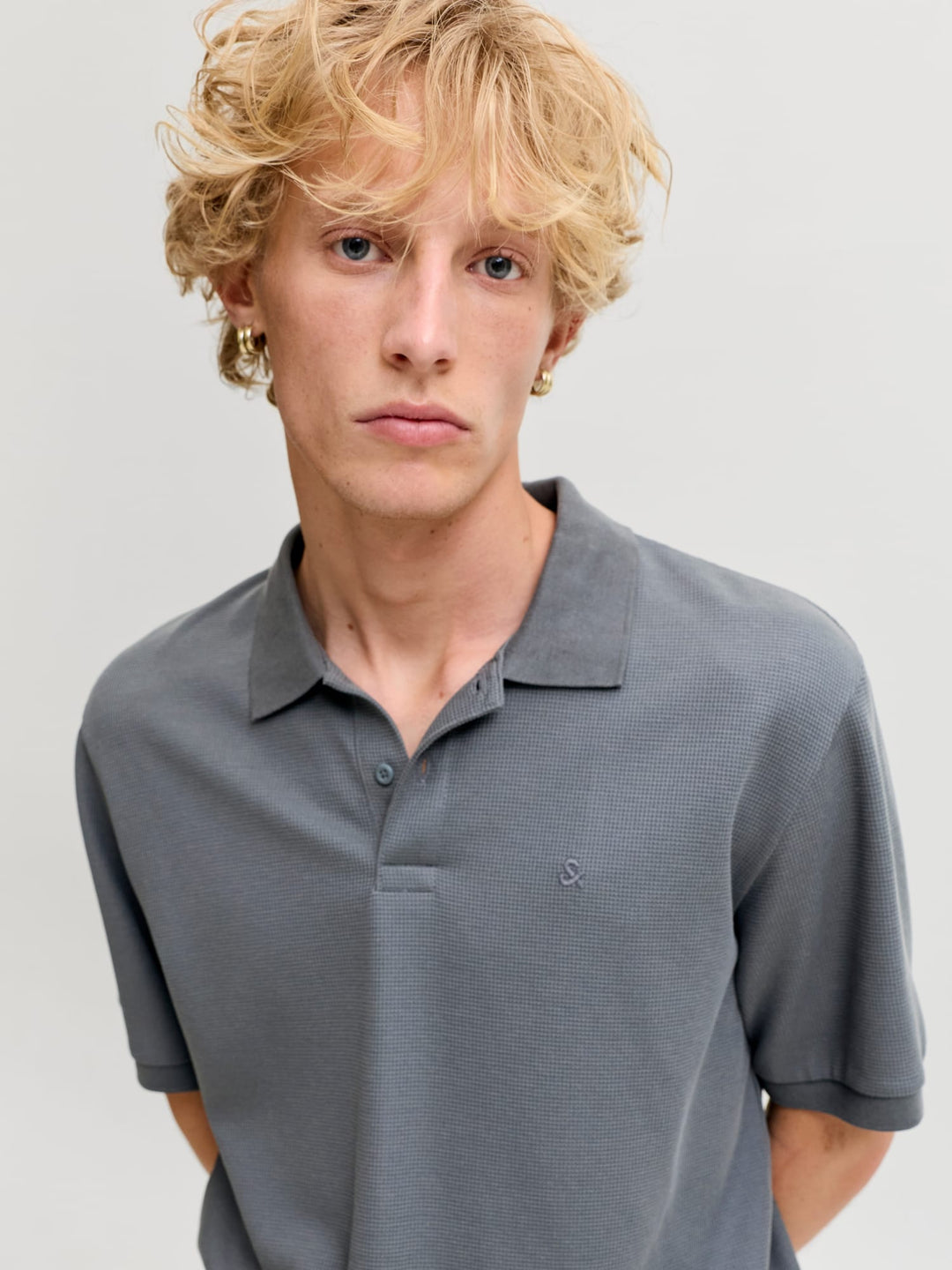 Jack & Jones Austin polo grijs – heren