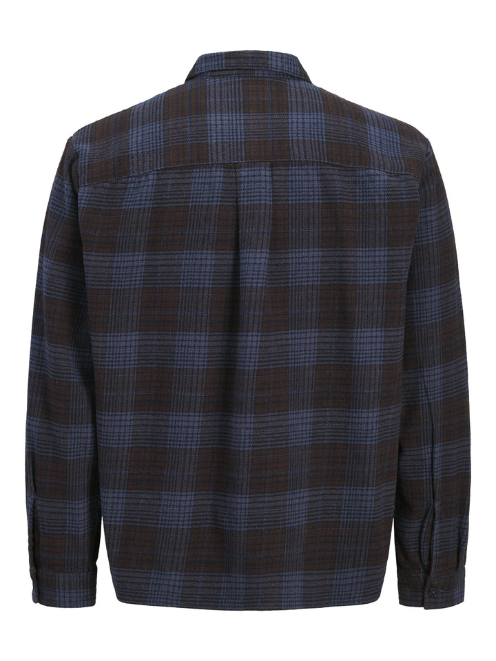 Jack &amp; Jones 12301093 Frediriksberg overhemd grijs dessin – heren