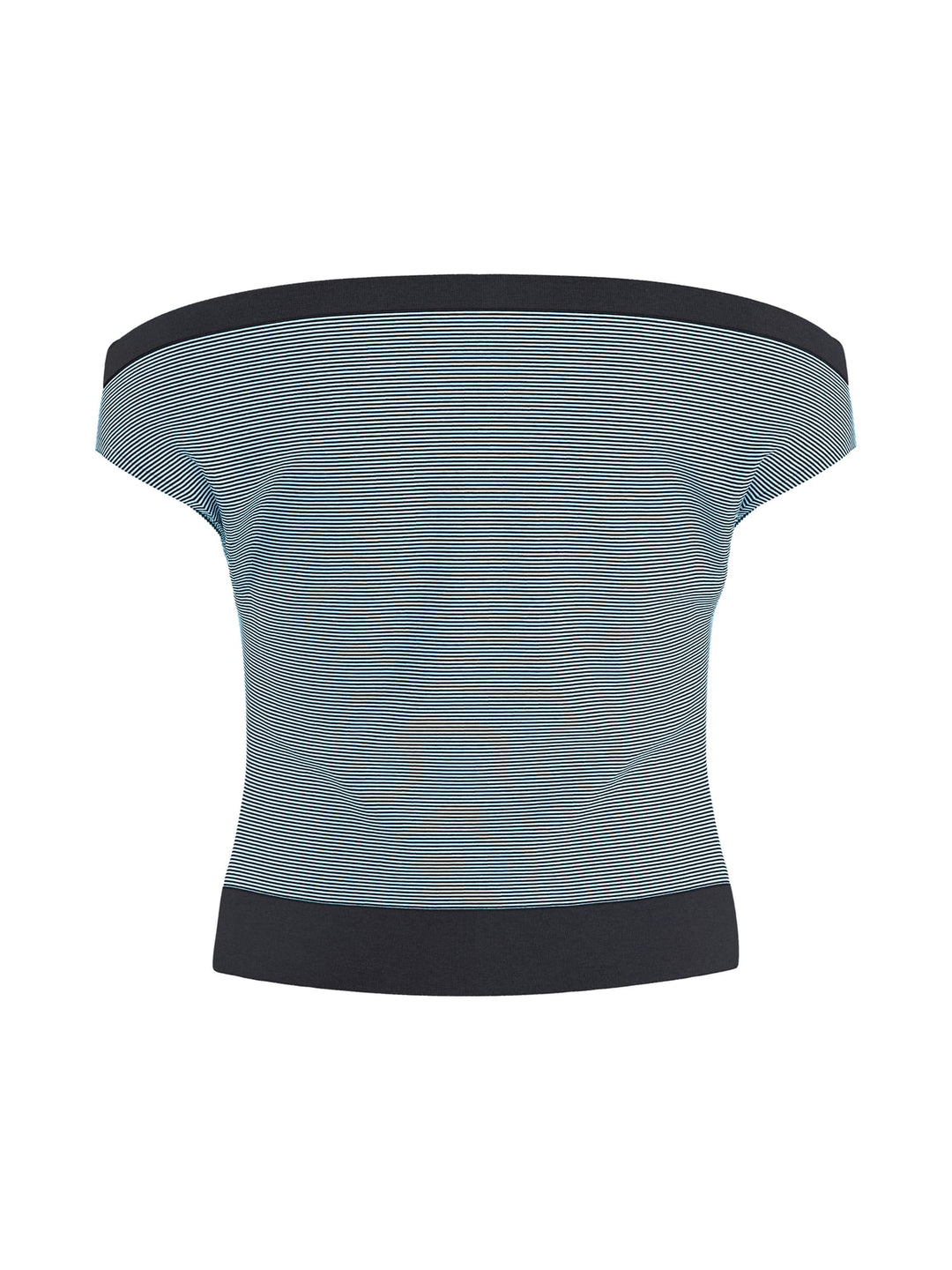Hype Drop HDPAIGE Off-Shoulder Top – dames - Blauw Dessin