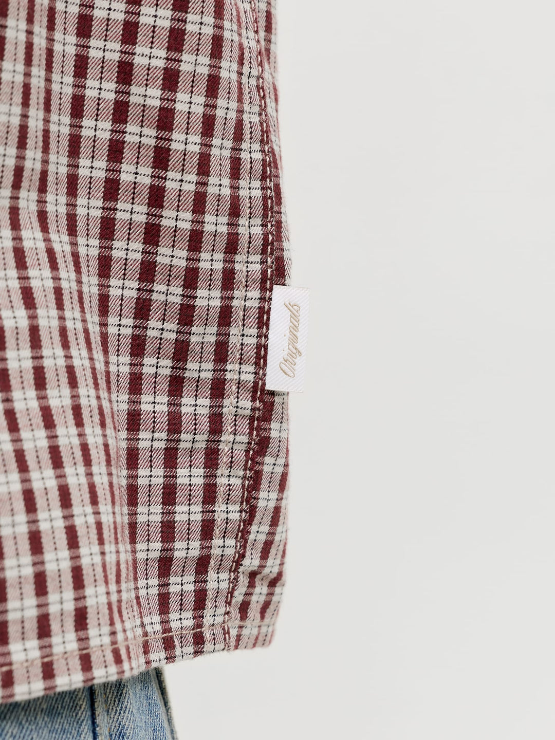Jack &amp; Jones 12277479 Austin overhemd l/m bruin dessin – heren