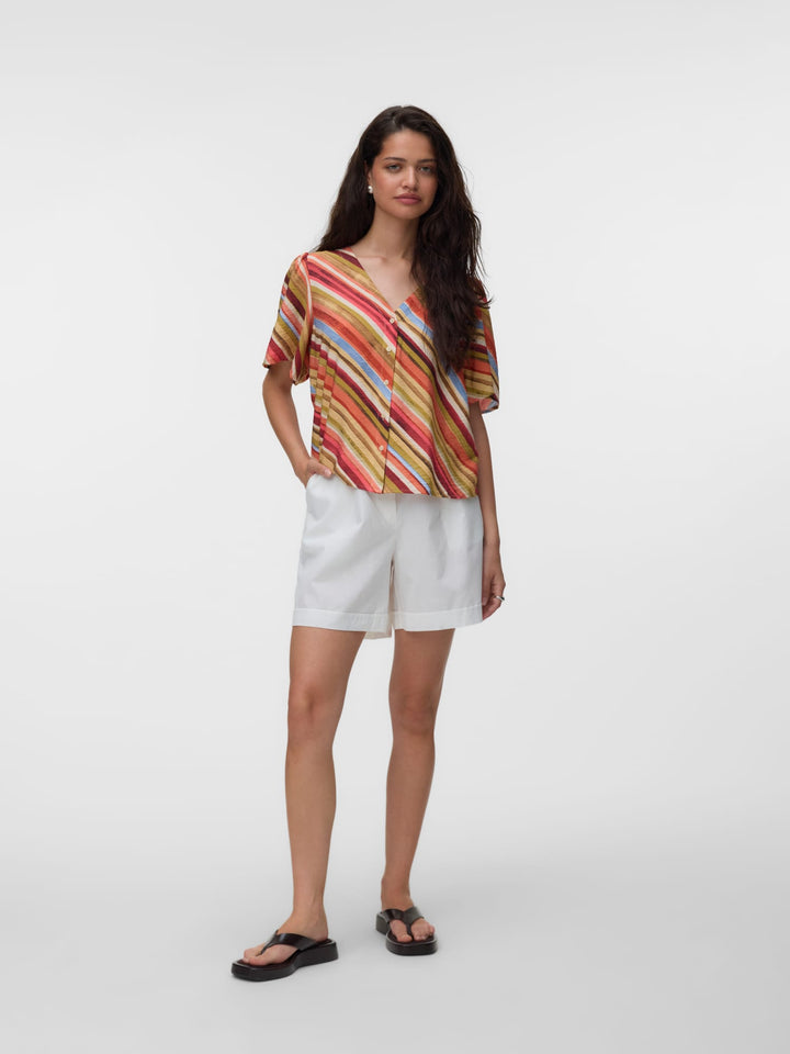VERO MODA 10352026 Vita blouse k/m dames - multicolor
