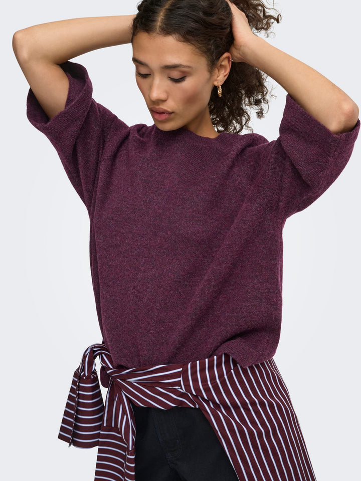 Only 15333199 Simoni trui dames mauve
