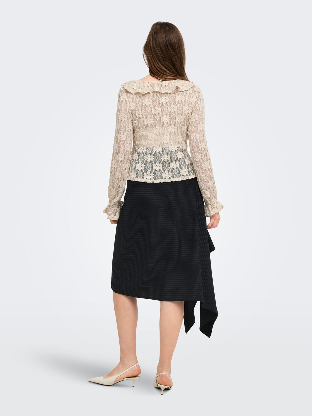 Only 15367295 Pearlina blouse ecru – dames