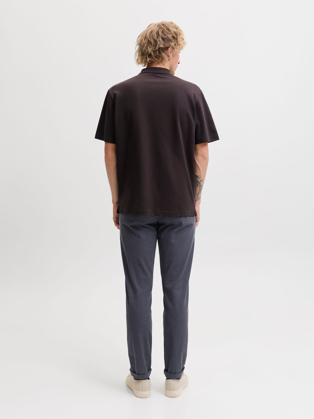 Jack & Jones Marco lange broek blauw dessin – heren - L32