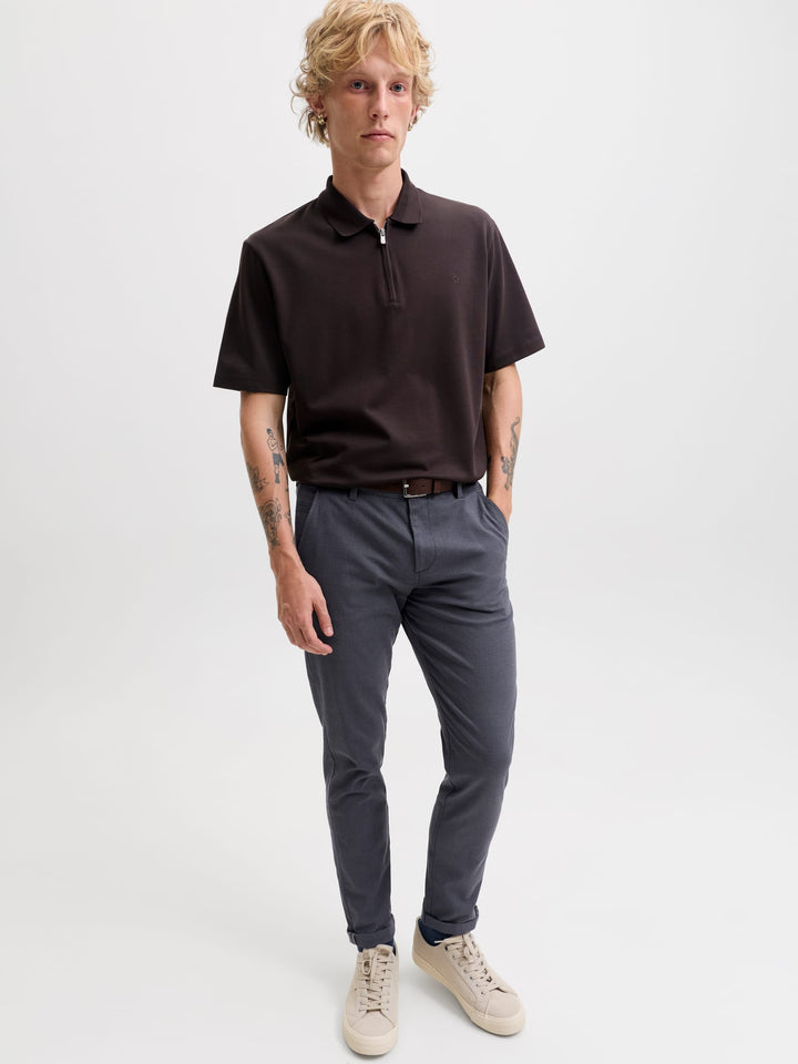 Jack & Jones Marco lange broek blauw dessin – heren - L32