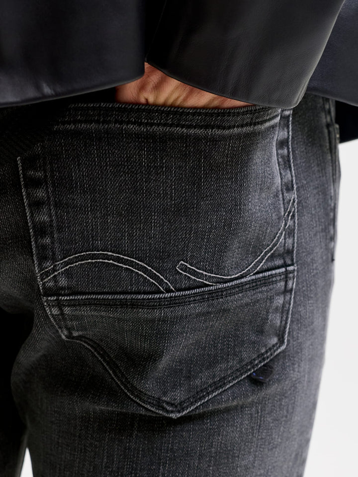 Jack &amp; Jones 12300819 Glenn jeans slim fit heren black denim - L32