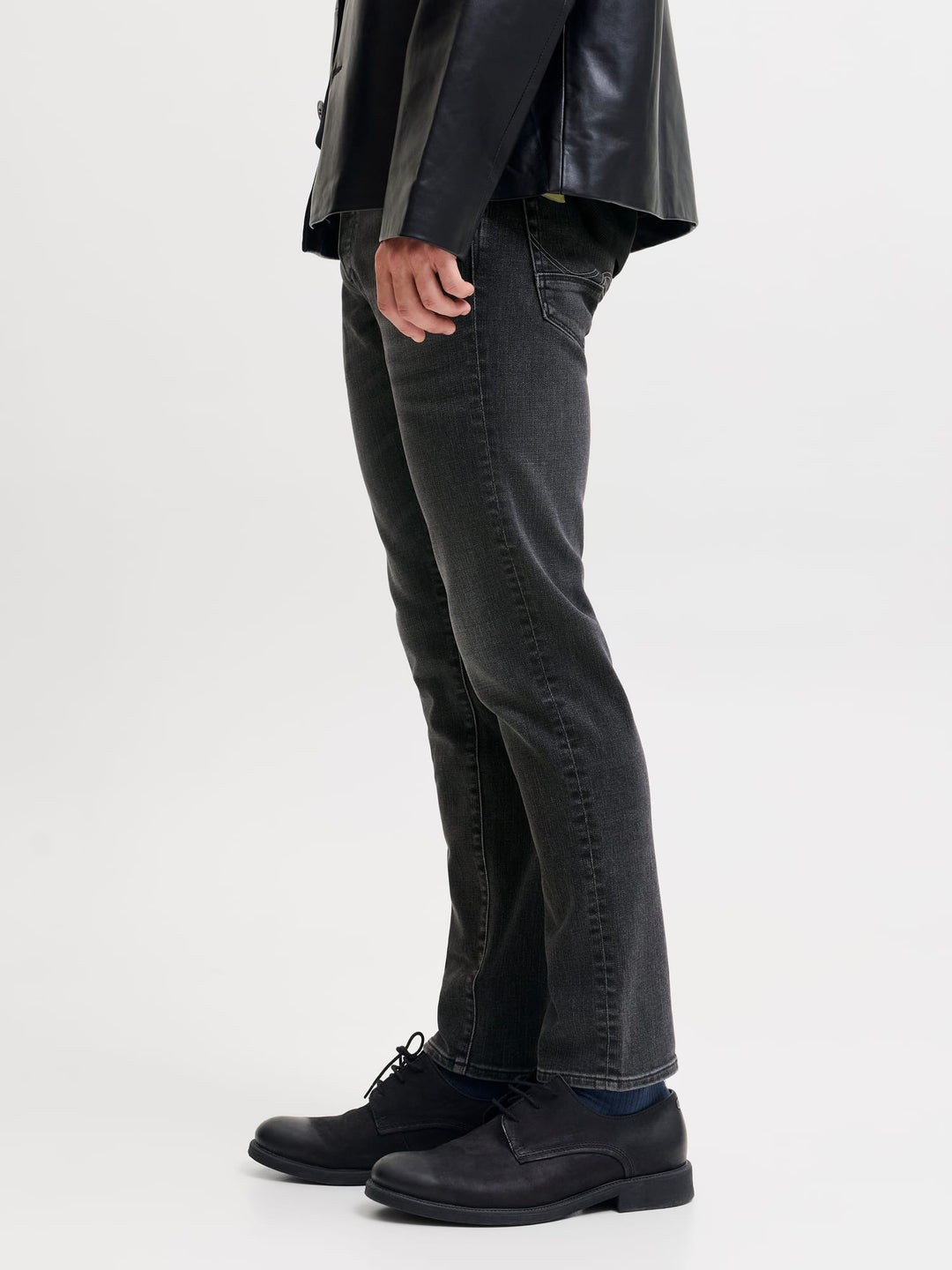 Jack &amp; Jones 12300819 Glenn jeans slim fit heren black denim - L30
