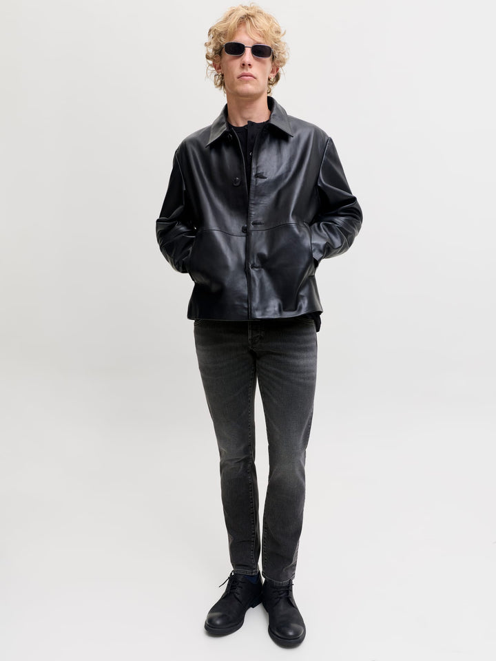 Jack &amp; Jones 12300819 Glenn jeans slim fit heren black denim - L30