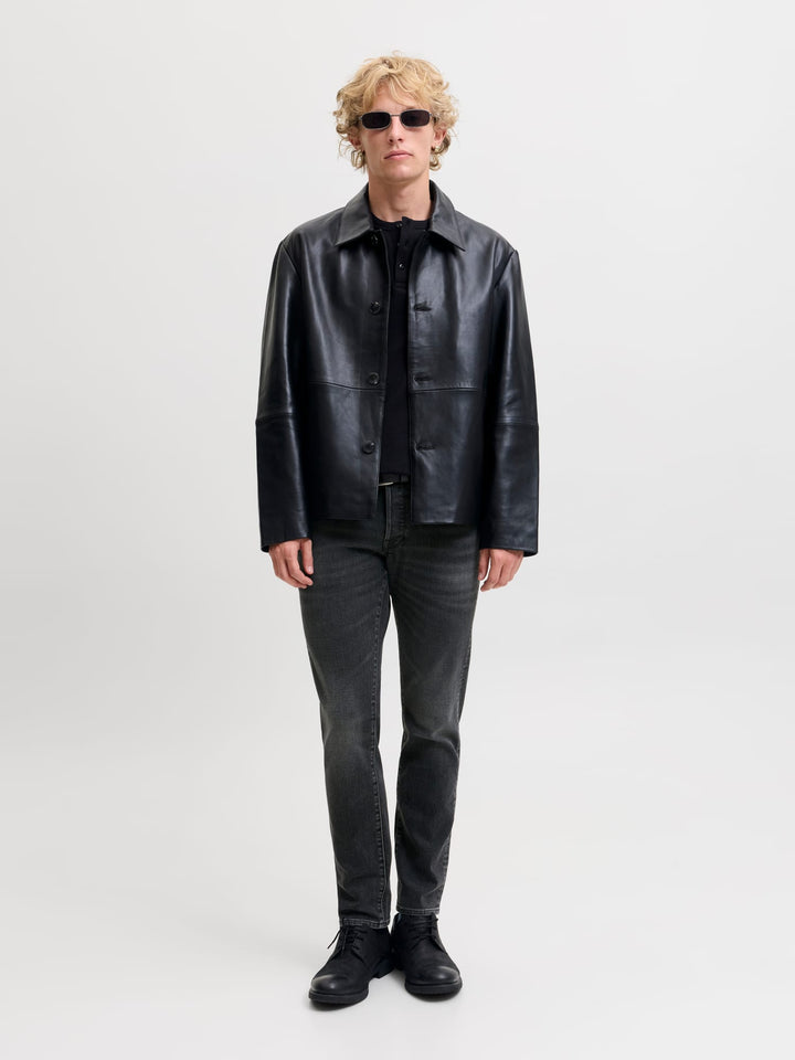Jack &amp; Jones 12300819 Glenn jeans slim fit heren black denim - L30