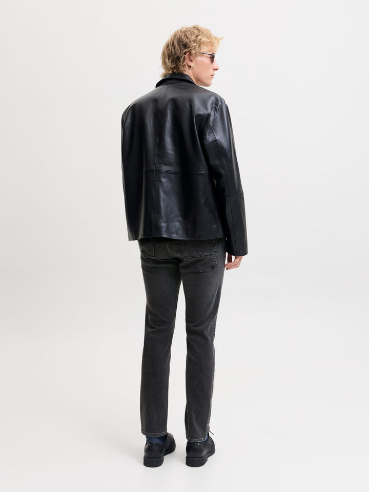 Jack &amp; Jones 12300819 Glenn jeans slim fit heren black denim - L30