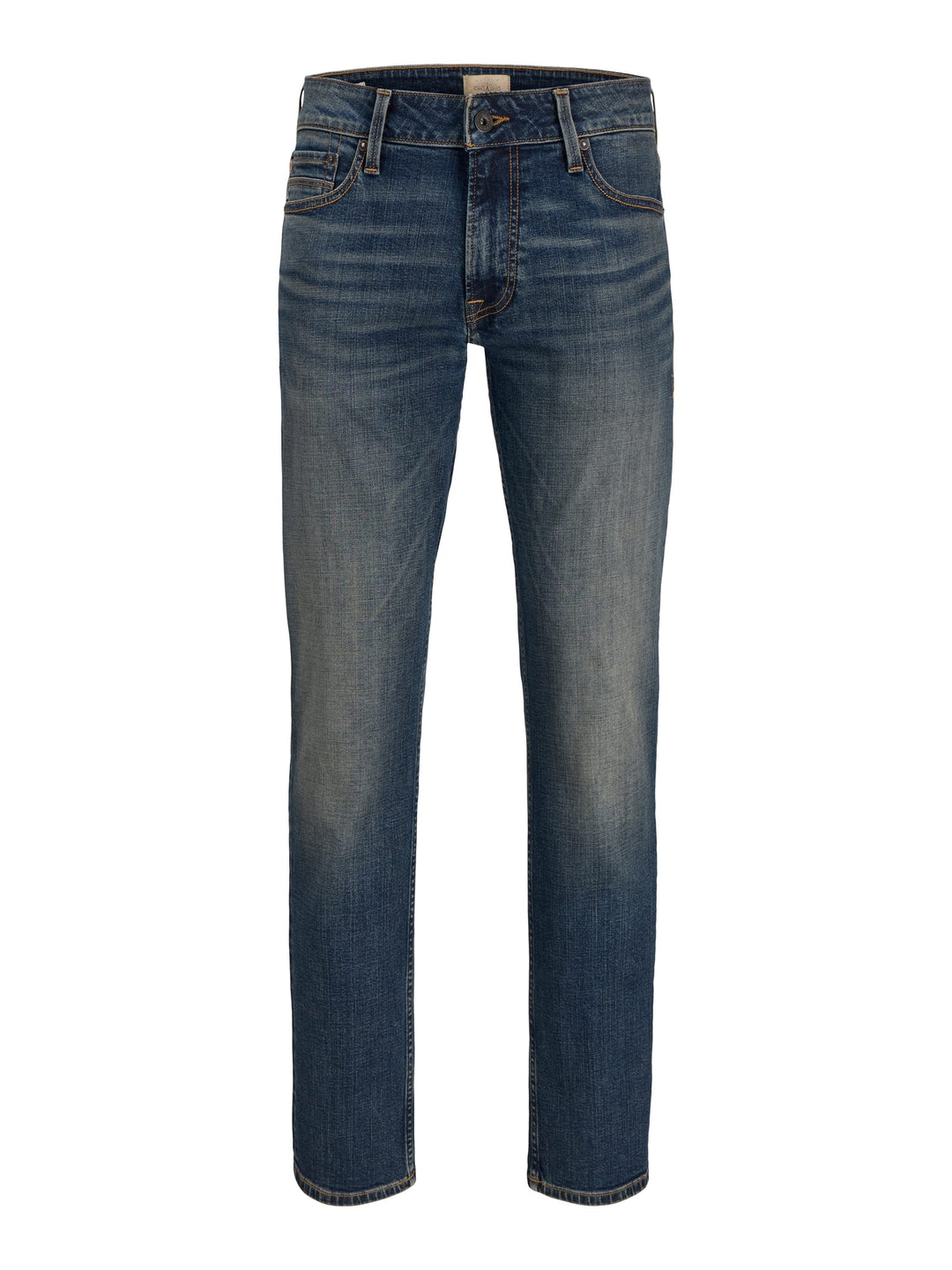 Jack & Jones Clark jeans regular-straight fit – heren - Blue Denim - L34
