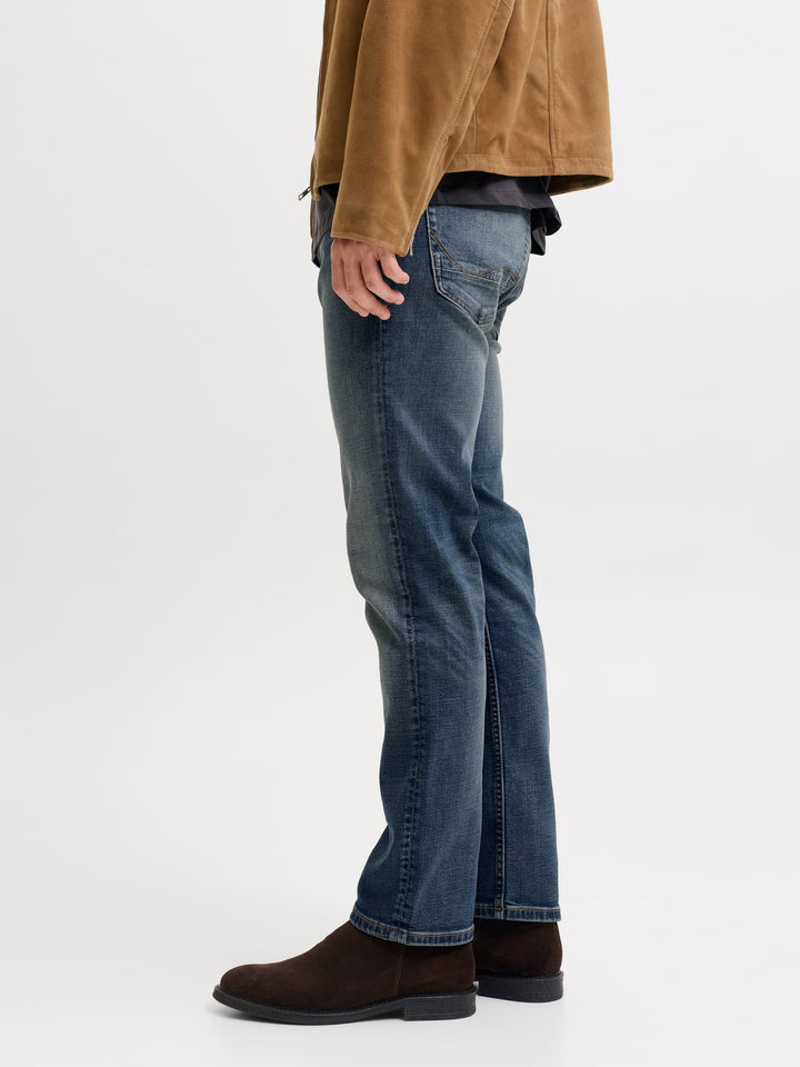 Jack & Jones Clark jeans regular-straight fit – heren - Blue Denim - L34