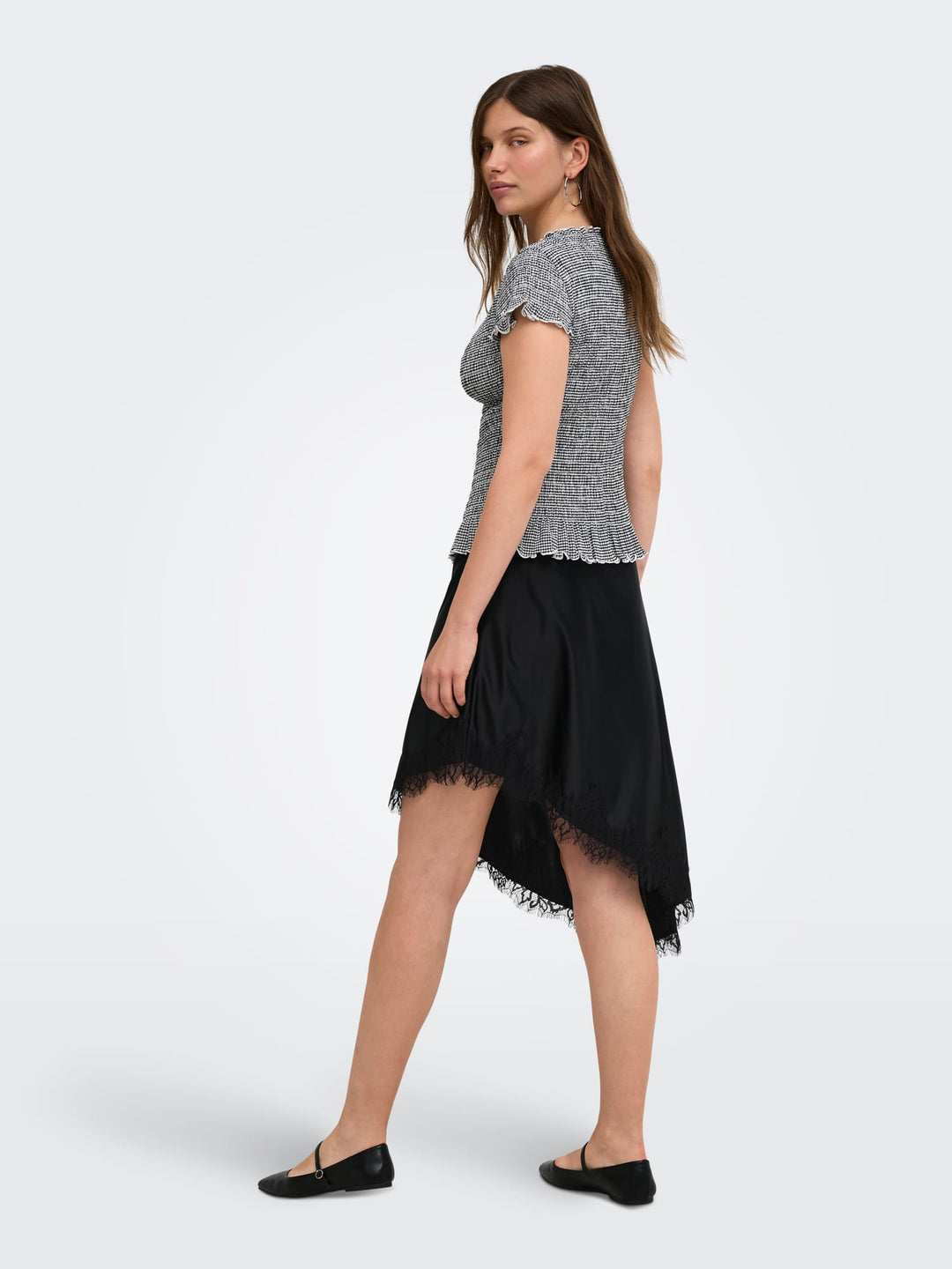 Only 15369285 Celle top k/m zwart dessin – dames