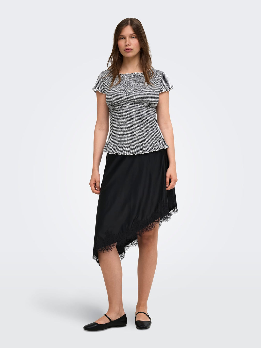 Only 15369285 Celle top k/m zwart dessin – dames