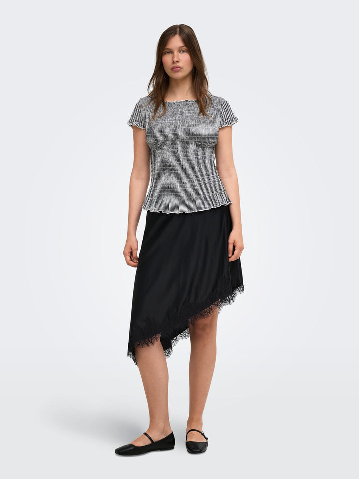 Only 15369285 Celle top k/m zwart dessin – dames