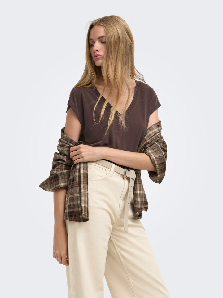 Only Free top bruin – dames
