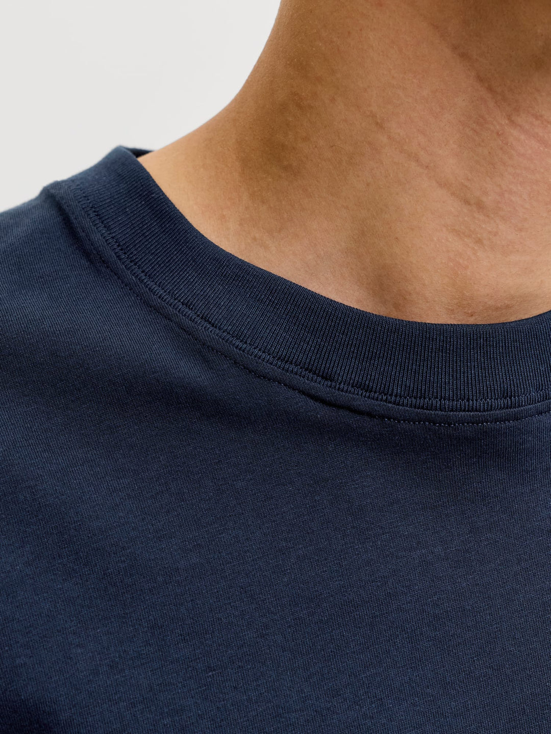 Jack & Jones t-shirt k/m heren navy – Frederik