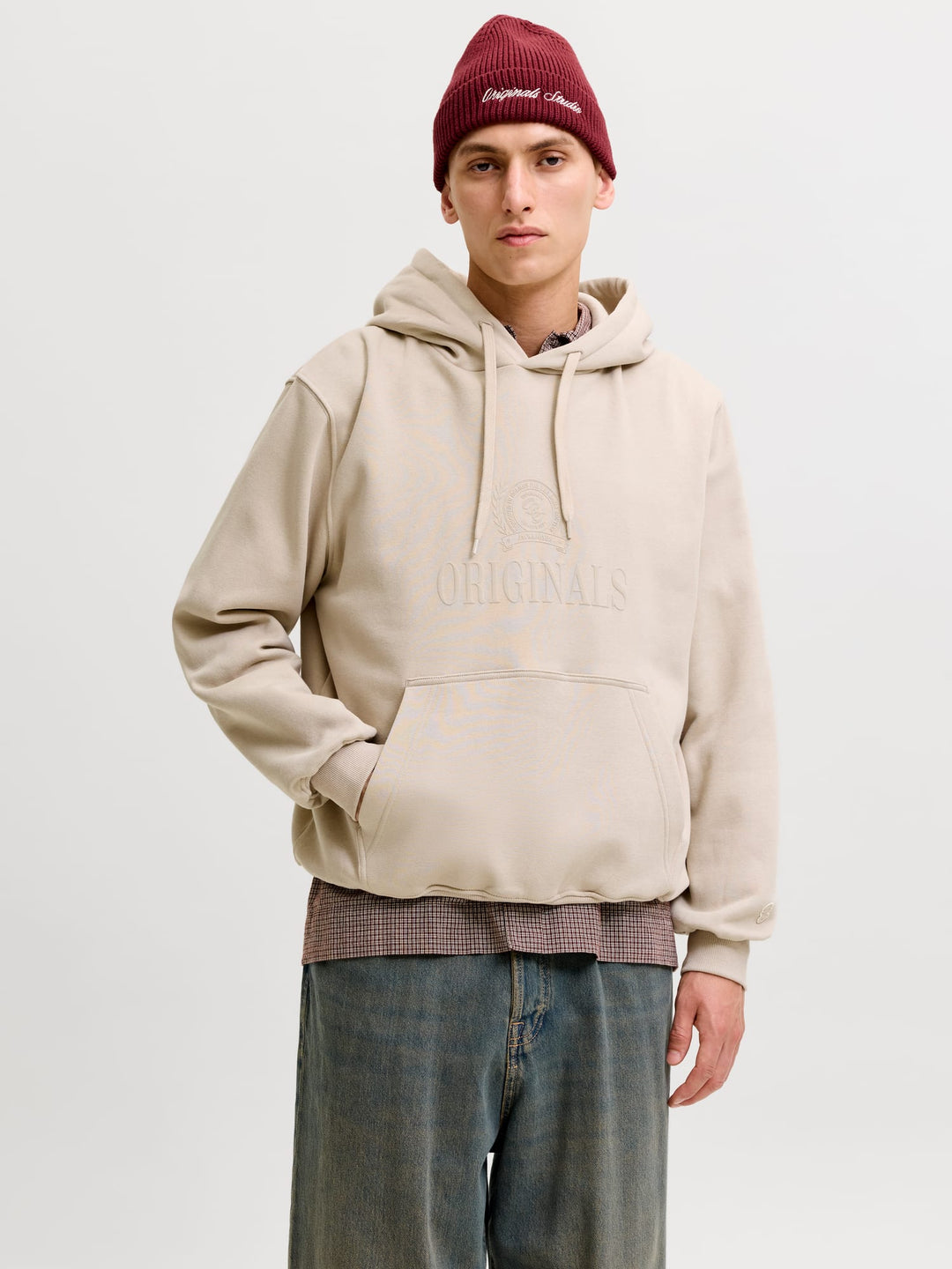 Jack & Jones trui heren beige – 12300022 FREDERIKSBERG