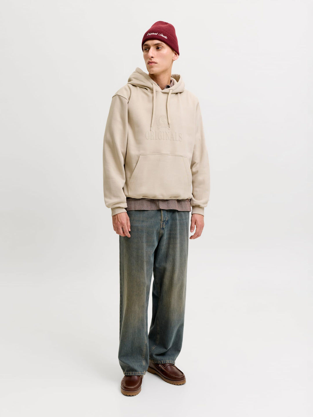 Jack & Jones trui heren beige – 12300022 FREDERIKSBERG