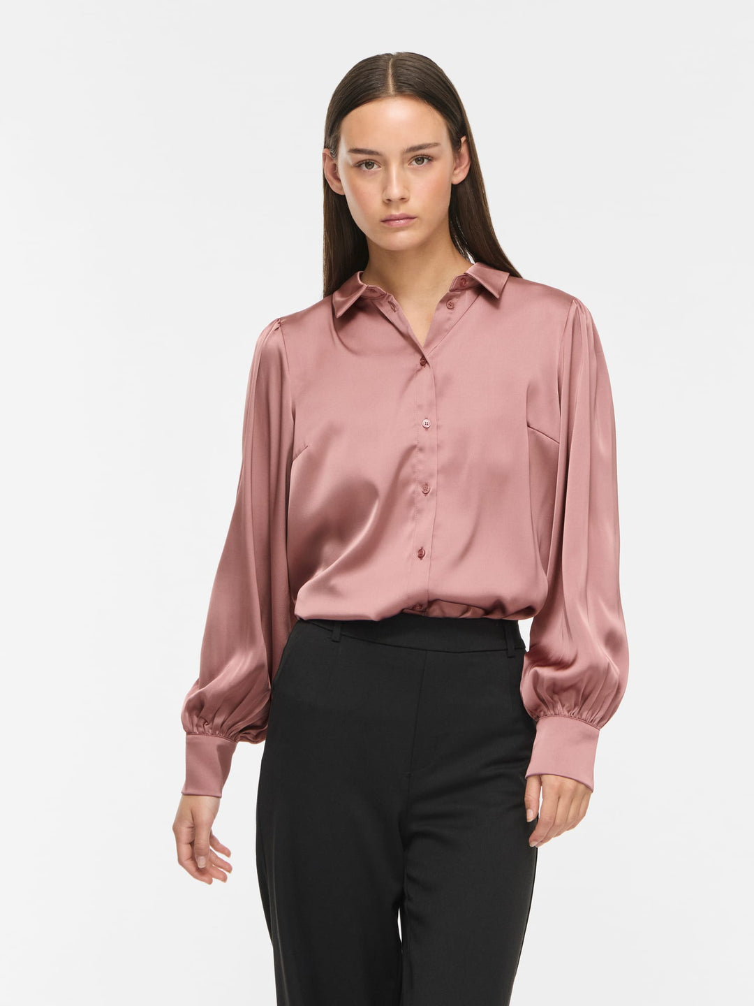 Vila Enna Ravenna blouse l/m dames roze
