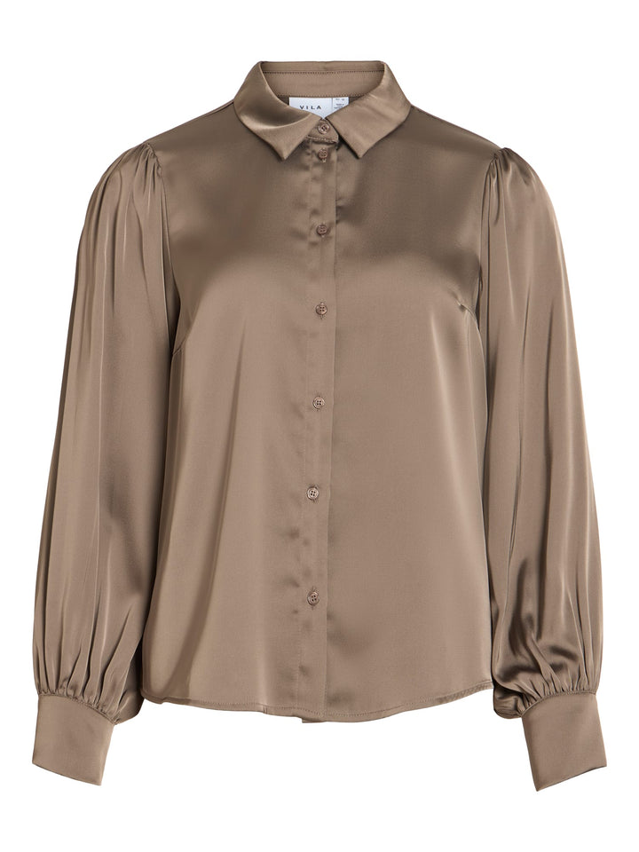 Vila Enna Ravenna blouse l/m bruin – dames