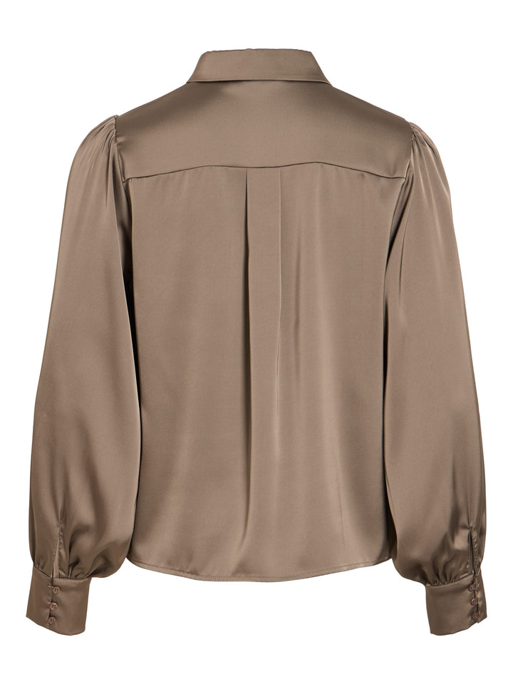 Vila Enna Ravenna blouse l/m bruin – dames