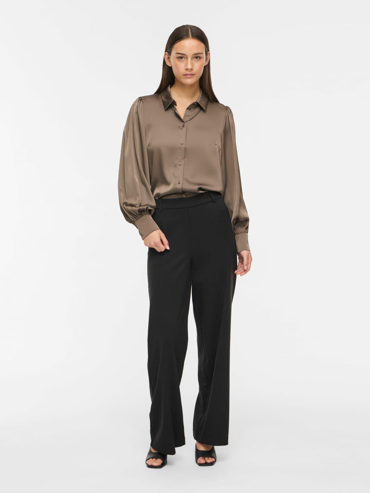 Vila Enna Ravenna blouse l/m bruin – dames