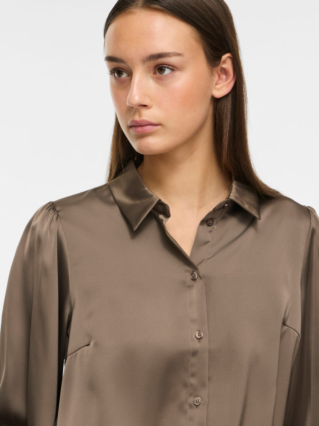 Vila Enna Ravenna blouse l/m bruin – dames