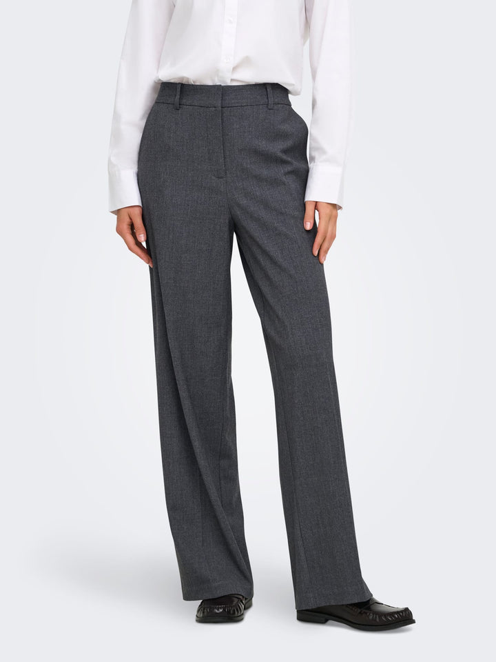 jacqueline de yong 15380493 Valerie lange broek dames grijs - L32